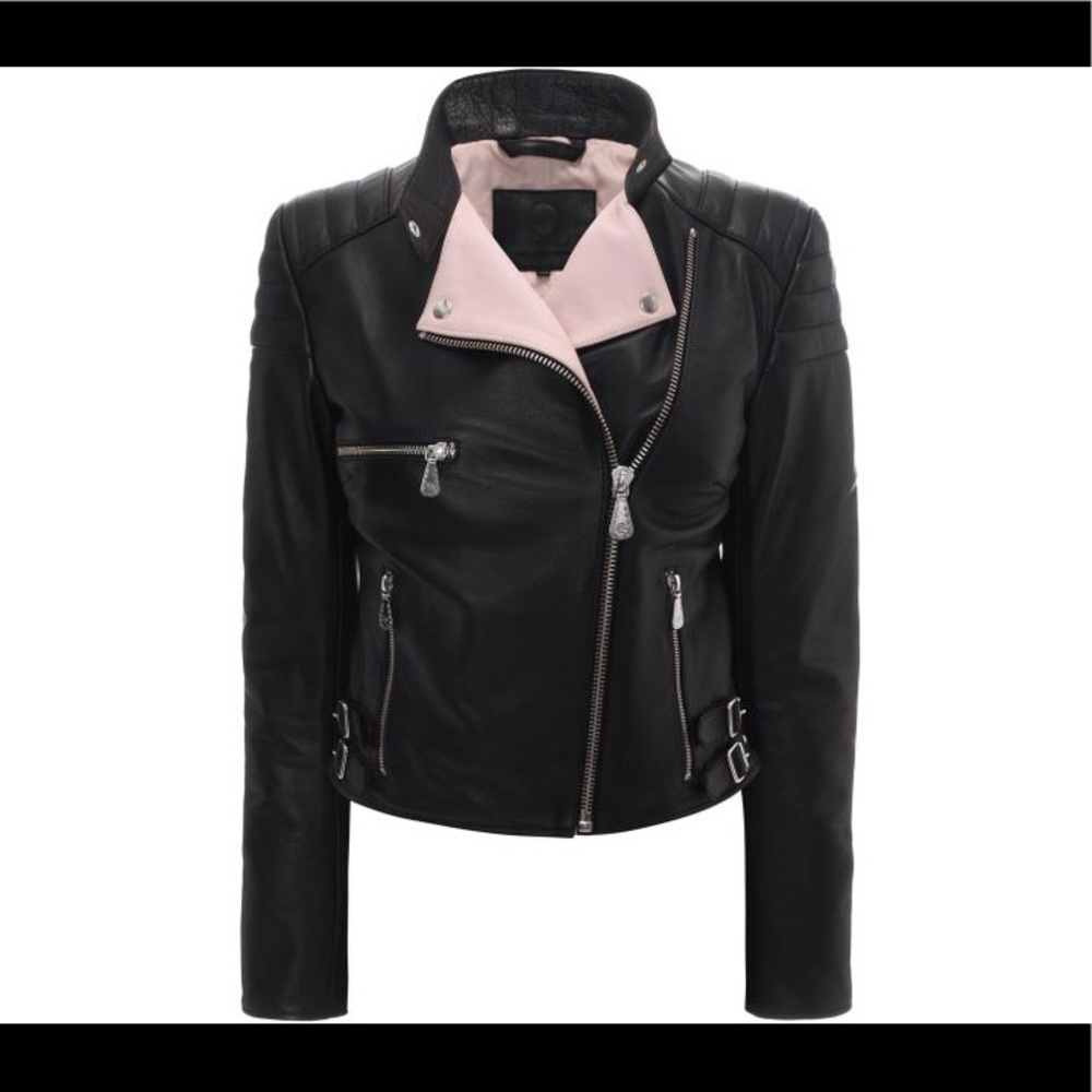 McQ by Alexander McQueen Leather moto jacket